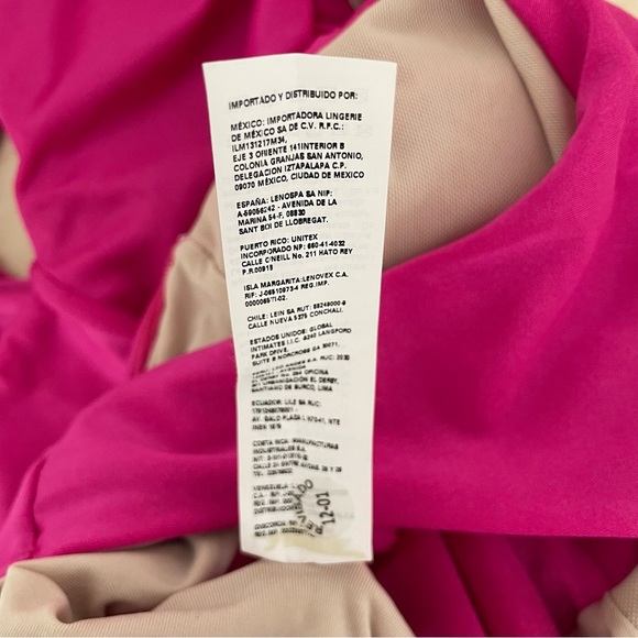 New! Leonisa shapeware slimming lattice front one piece swimsuit 37782 - Picture 9 of 11